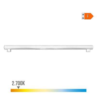 Linestra led 2 casquillos s14s 18 w 1800 lm 2700 k luz calida 1000 x 30 x 47mm