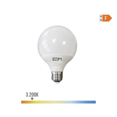 Bombilla globo led e27 15 w 1521 lm 3200 k luz calida ø125 x 160 mm