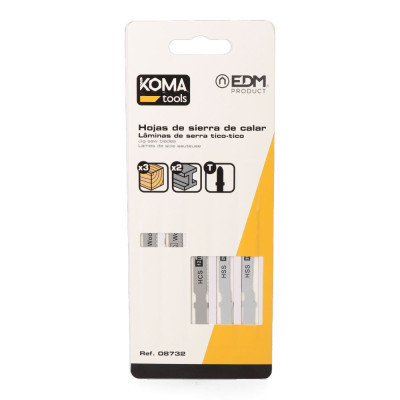 Hojas para sierra de calar 08705 y 08754, set 5 uds