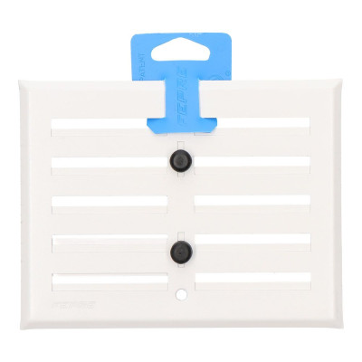 Rejilla regulable. aluminio 0.8 blanco 130x170mm