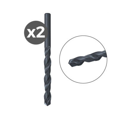 Broca para metal hss-r din 338, ø4,00 x 43/75 mm, 2 uds