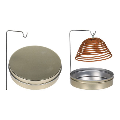 Espiral con citronela en caja metálica