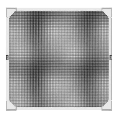 Mosquitera con marco magnético, blanca, 120 x 120 cm