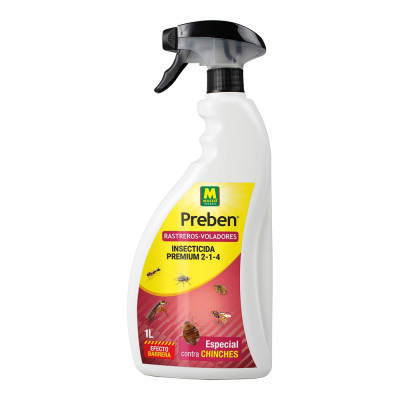 Insecticida rastreros - pistola pulverizadora, 1 l