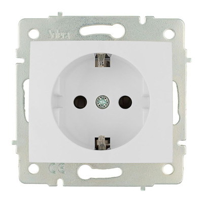 Base bipolar con t/tl 16a 250v con obturador serie europa solera erp60