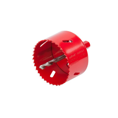 Sierra de corona bimetal completo con adaptador y broca piloto ø68 mm