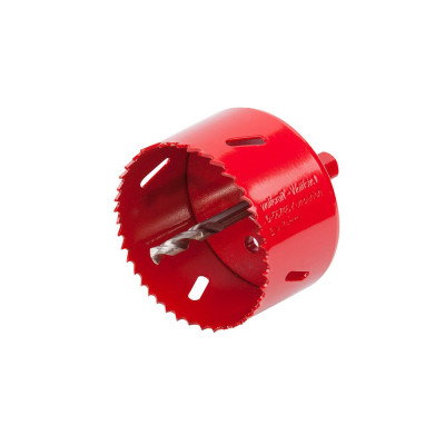 Sierra de corona bimetal completo con adaptador y broca piloto ø74 mm