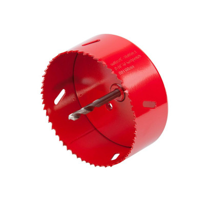 Sierra de corona bimetal completo con adaptador y broca piloto ø100 mm