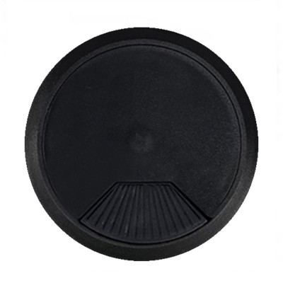 Tapón pasacables tpc01 ø60 x 22 mm negro, blister