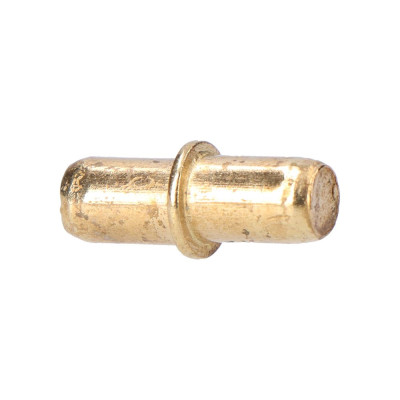 Pack 16 uds. porta-estante de hierro redondo nº 5 latón