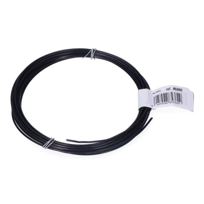 Alambre aluminio negro, calibre ø1,5 mm x 5 m