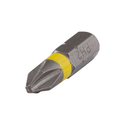 Puntas phillips ph2 x 25 mm solid, 3 uds