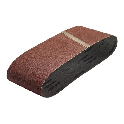 Lijas de banda, corindón, 76 x 457 mm, grano80, 3 uds