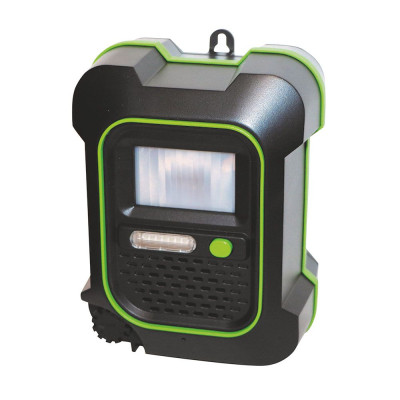 Ahuyentador de animales ultrasónico y flash para exterior