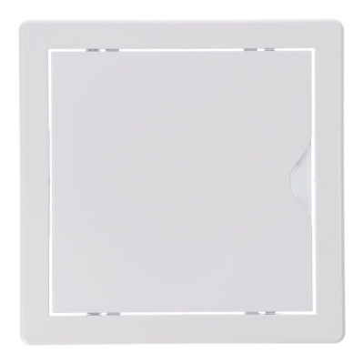 Tapa de registro cuadrada empotrable abs 15x15cm blanca