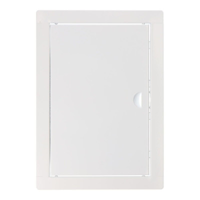 Tapa de registro rectangular empotrable acero 20x30cm blanca