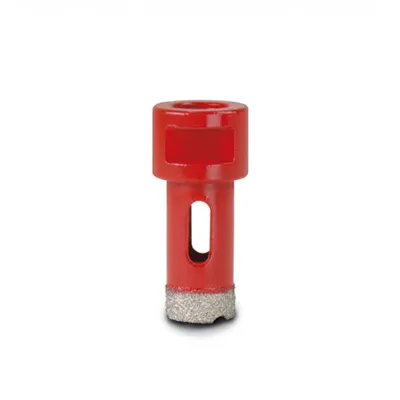 Corona diamantada para amoladora, corte seco, ø12 mm / m14