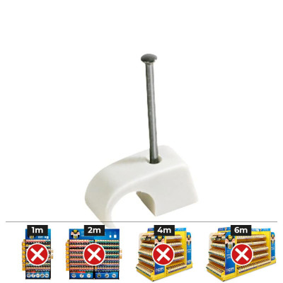 Plastigrap multidiámetro mplg ø7 - 9 mm, blanco, caja 100 uds