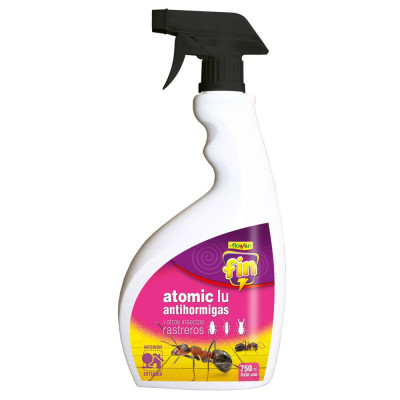 Insecticida antihormigas atomic lu, fin - pistola pulverizadora, 750 ml