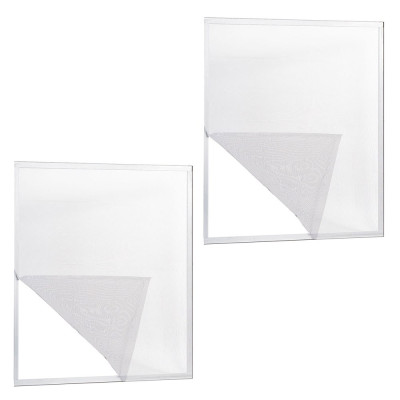 Mosquitera adhesiva, blanca, 120 x 240 cm, 2 piezas 65 x 240 cm