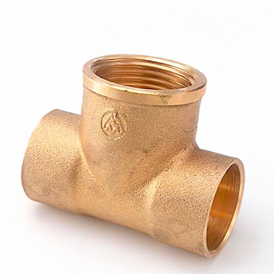 Te hembra 130 1/2" x 18 mm latón