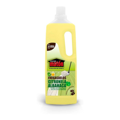 Insecticida aroma a citronela y albahaca, fregasuelos, 1 l