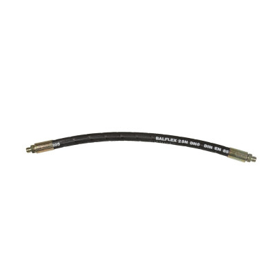 Racor flexible para engrase con trenza de acero 300 mm