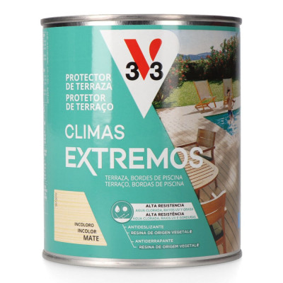 Protector de terrazas de madera climas extremos, incoloro, 750 ml