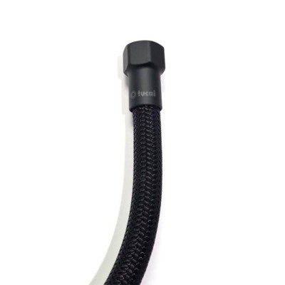 Latiguillo flexible negro 40 cm h - h 3/8 pulg