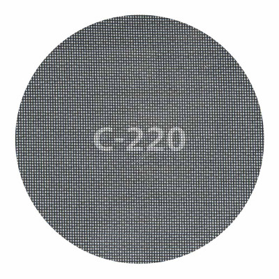 Discos de lijar autoadherentes de rejilla de carburo ø225 mm, grano 220, 5 uds