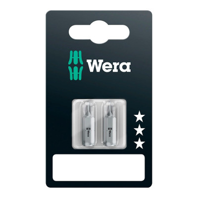 Puntas pozidrive pz2 x 25 mm, 2 uds