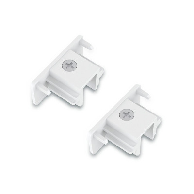 Tapa final easylink, blanca, 2 uds