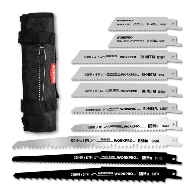 Hojas de sierra sable mixtas 10+10, juego 20 piezas