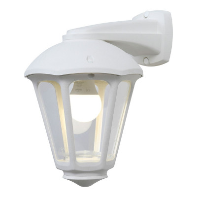 Farol pared con brazo nardo/giampy, transparente, e27, blanco, 210 x 270 x 315 mm