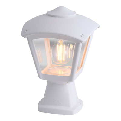 Farol sobremuro disma/roby, transparente, e27, blanco, 195 x 195 x 290 mm