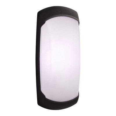 Aplique ovalado francy-op, translúcido, e27, negro, 300 x 85 x 130 mm