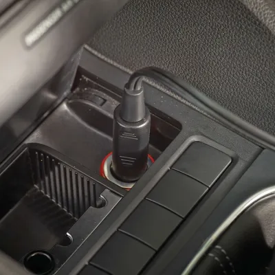 Aspirador coche pivotante, 12 v, con accesorios