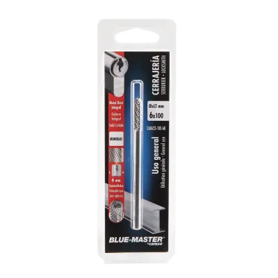 Fresa rotativa metal duro cerrajeros ø6 x 25 x 60 mm