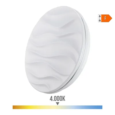 Aplique led circular de superficie 12 w 4000 k 1160 lm ø 27 x 6 cm