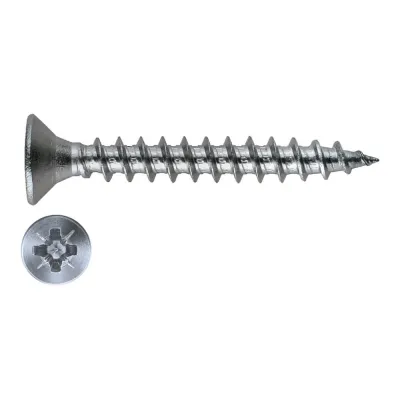 Tirafondo din-7505-a, cabeza avellanada pz1, zincado cr-3, 3,5 x 10 mm, caja 1000 uds
