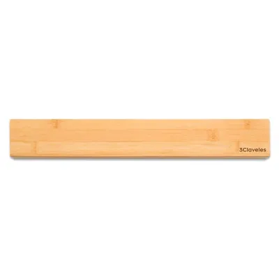 Soporte magnético para cuchillos, modelo bambú, 40 x 2 x 6 cm, blister