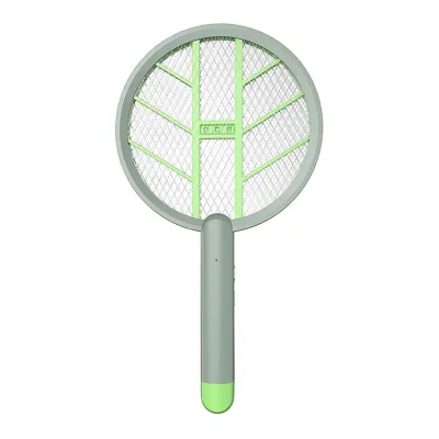 Raqueta mata mosquitos 30 m, recargable, con base, 23 x 3 x 43,3 cm