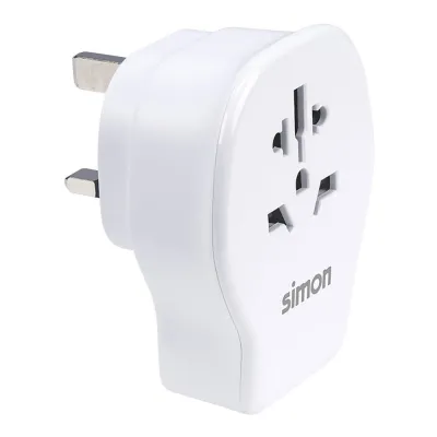 Adaptador de viaje universal para reino unido usb a + 2 usb c 20 w