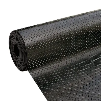Alfombra caucho-goma diamantes 1,2 x 10 m