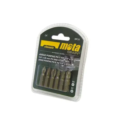 Puntas ph 1-2-3 pz 1-2-3 x 50 mm, juego de 6 piezas