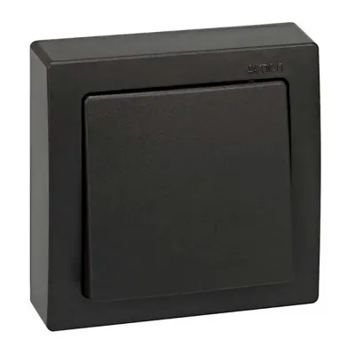 Conmutador de cruce, superficie, 10ax 250v~, ip20, serie simon73 loft, grafito, retractilado