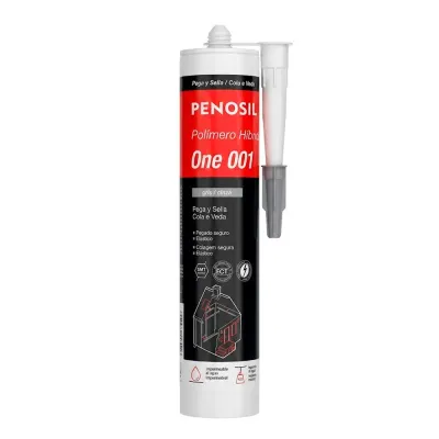 Adhesivo y sellador polimero híbrido one 001 gris, 290 ml