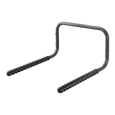 Soporte de pared para bicicleta, negro, 45,5 x 50 x 28 cm