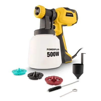 Pistola de pintura hvlp 500 w, 1400 ml