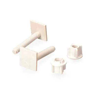 Juego de tornillos universales para tapa wc, 6 cm